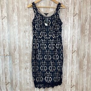 Banana Republic Lace Sleeveless Dress Size 2 Women